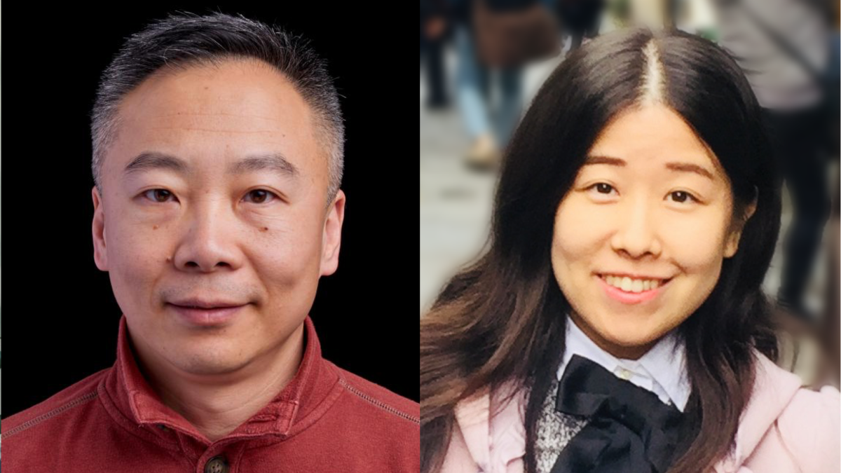 Siwei Jia, left, is a DEX team principal research scientist and Tian Chen, right, is a DEX senior applied science manager