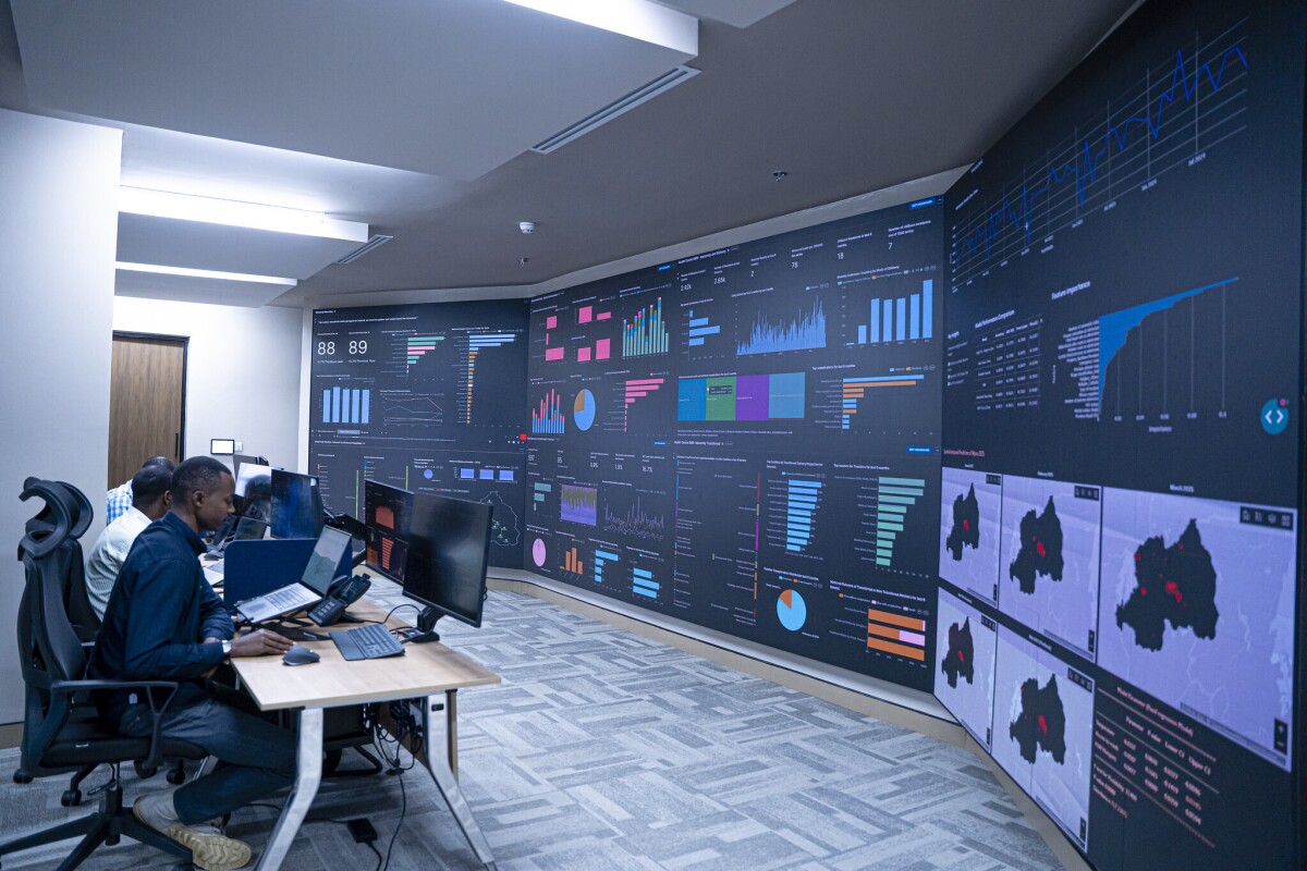 Images from the Rwanda Health Intelligence Center.