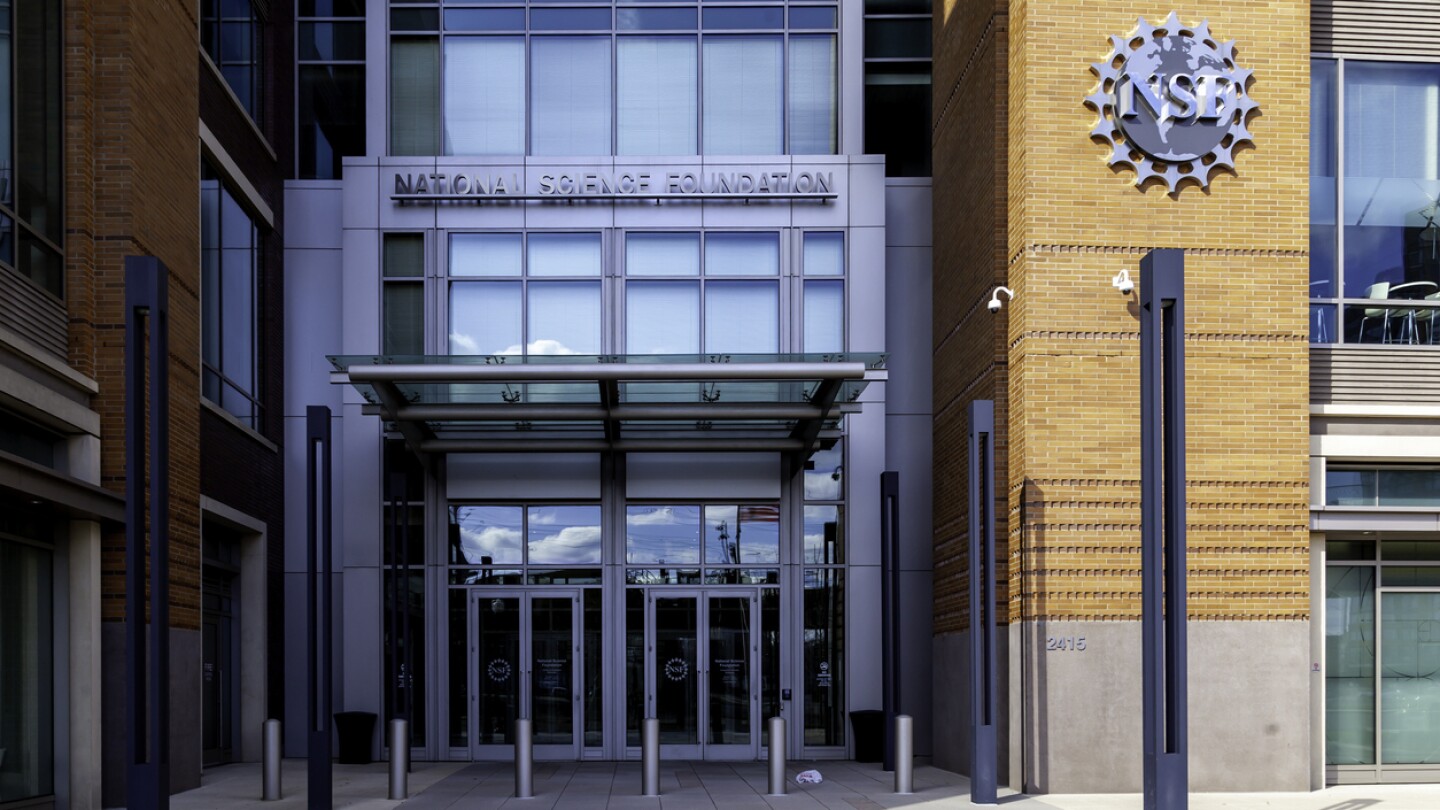 Entrance of The National Science Foundation