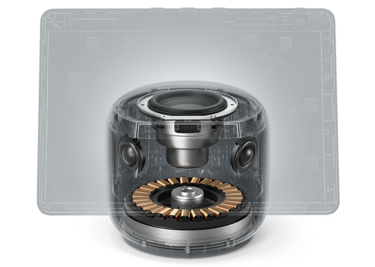 Cutaway view of Echo 10's motor with a brass disc at the bottom.
