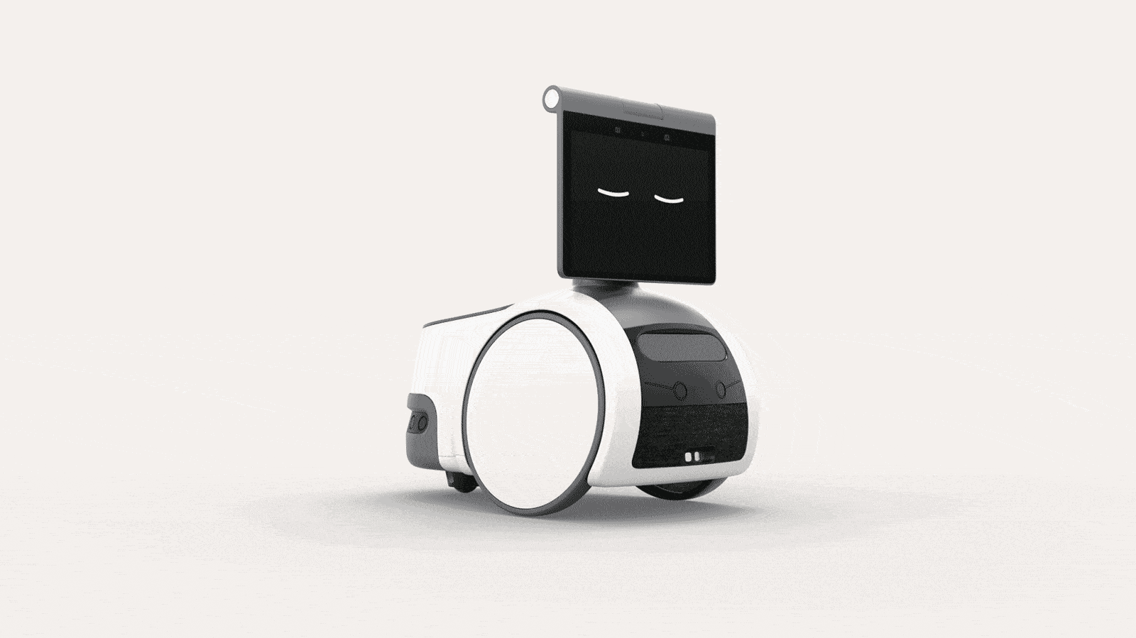This animation shows Amazon's new Astro robot moving about
