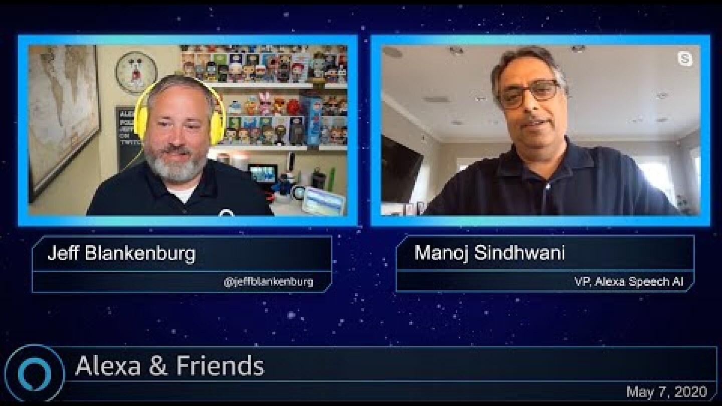 Manoj Sindhwani, Alexa Speech vice president