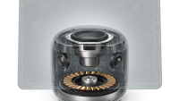Cutaway view of Echo 10's motor with a brass disc at the bottom.