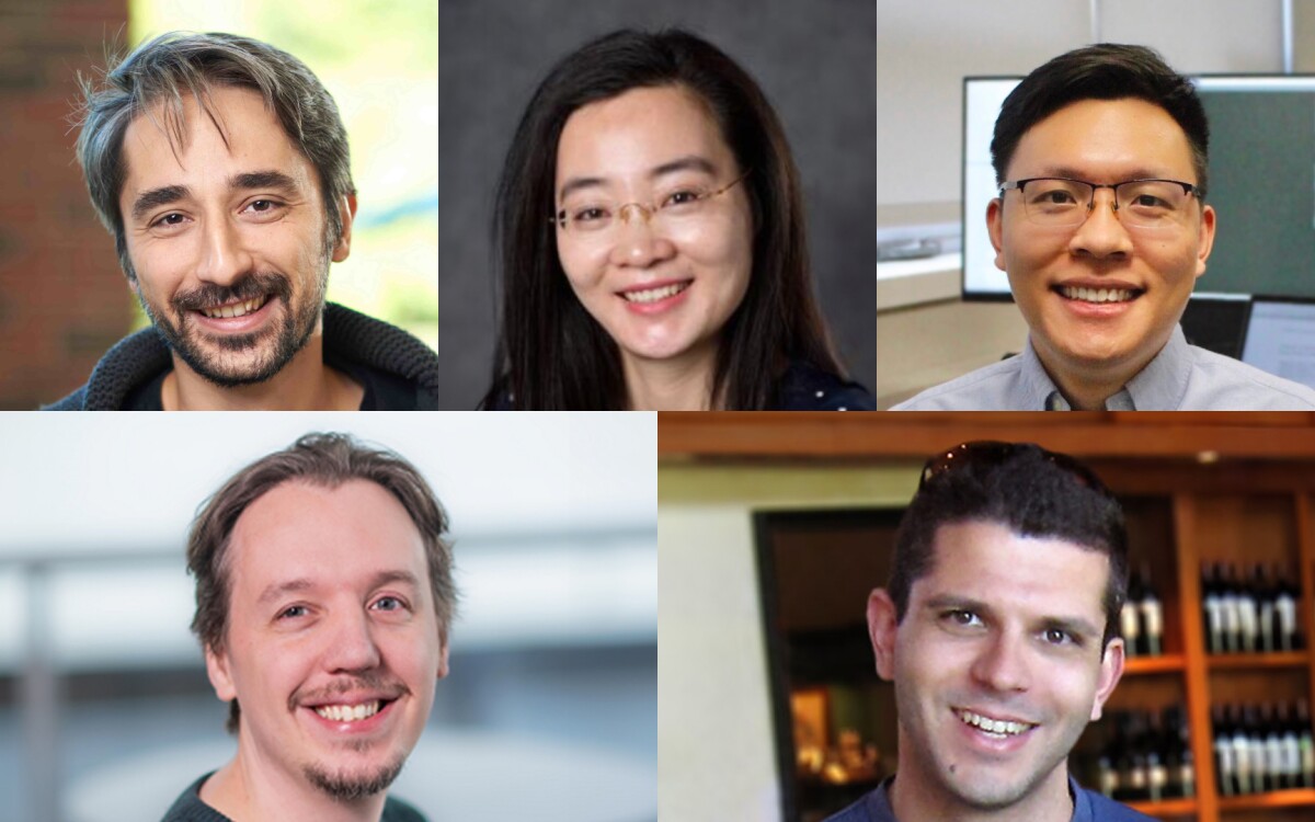Photo grid shows the recipients of the 2023 fall AI for information security Amazon Research Awards