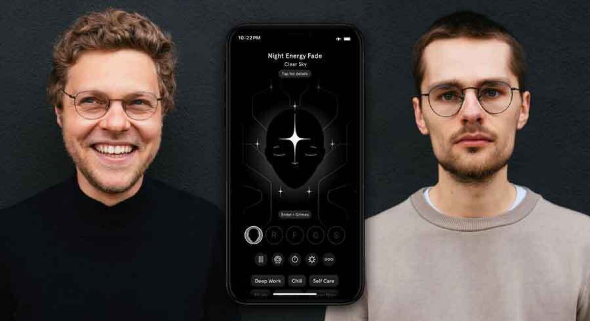 Endel co-founders Oleg Stavitsky and Dmitry Evgrafov