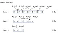 Perfect-hashing algorithm