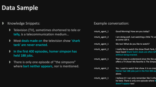 Amazon Topical Chat Dataset
